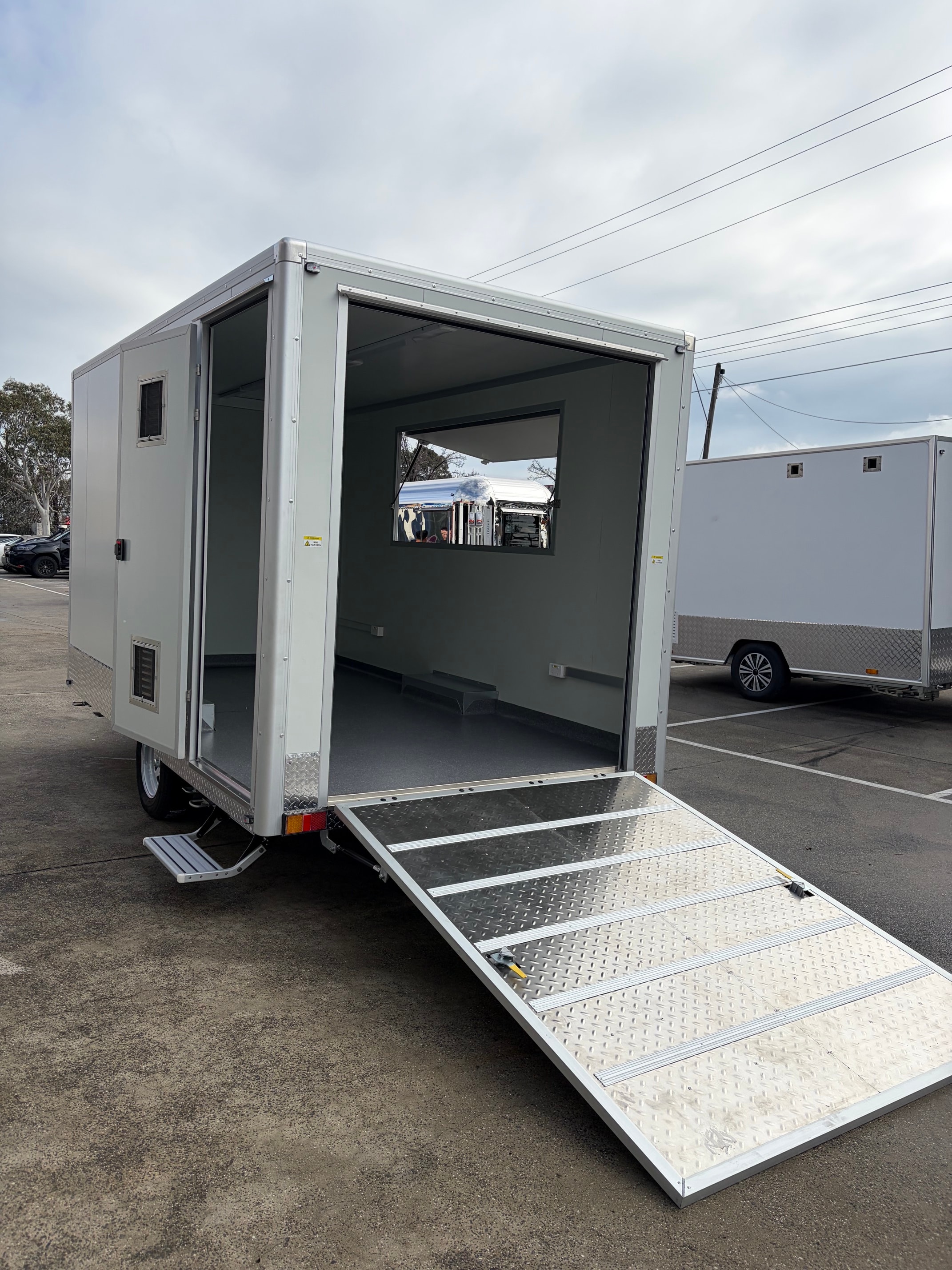 Site Office trailer interior view